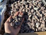 Галька галтованная розовая мрамор фракция 10-20 мм